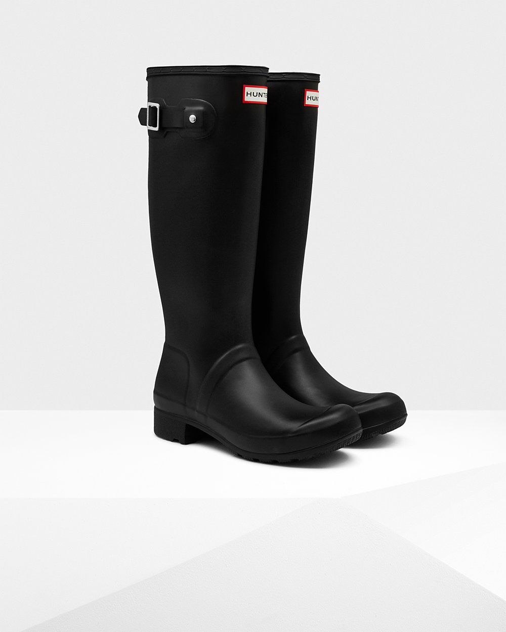 Galochas Altas Hunter Feminina Pretas - Original Tour Foldable - 30DKCWXGH